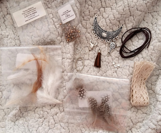 collier, plastron, DIY, boheme, my little quail, perle des loisirs